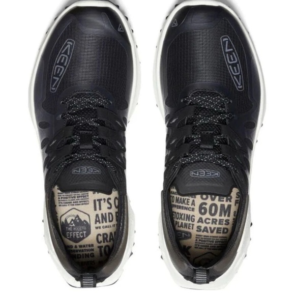 Keen Black and White Trail Sneakers Sz 14 NEW - Picture 4 of 13